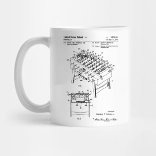 Football Table Patent Black Mug